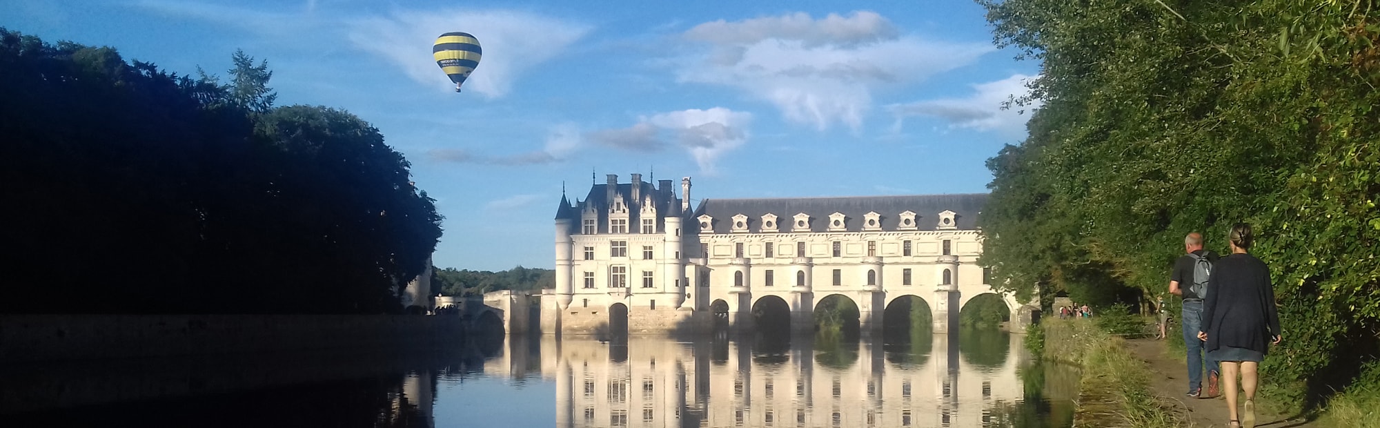 Vol au dessus du Château de Chenonceau